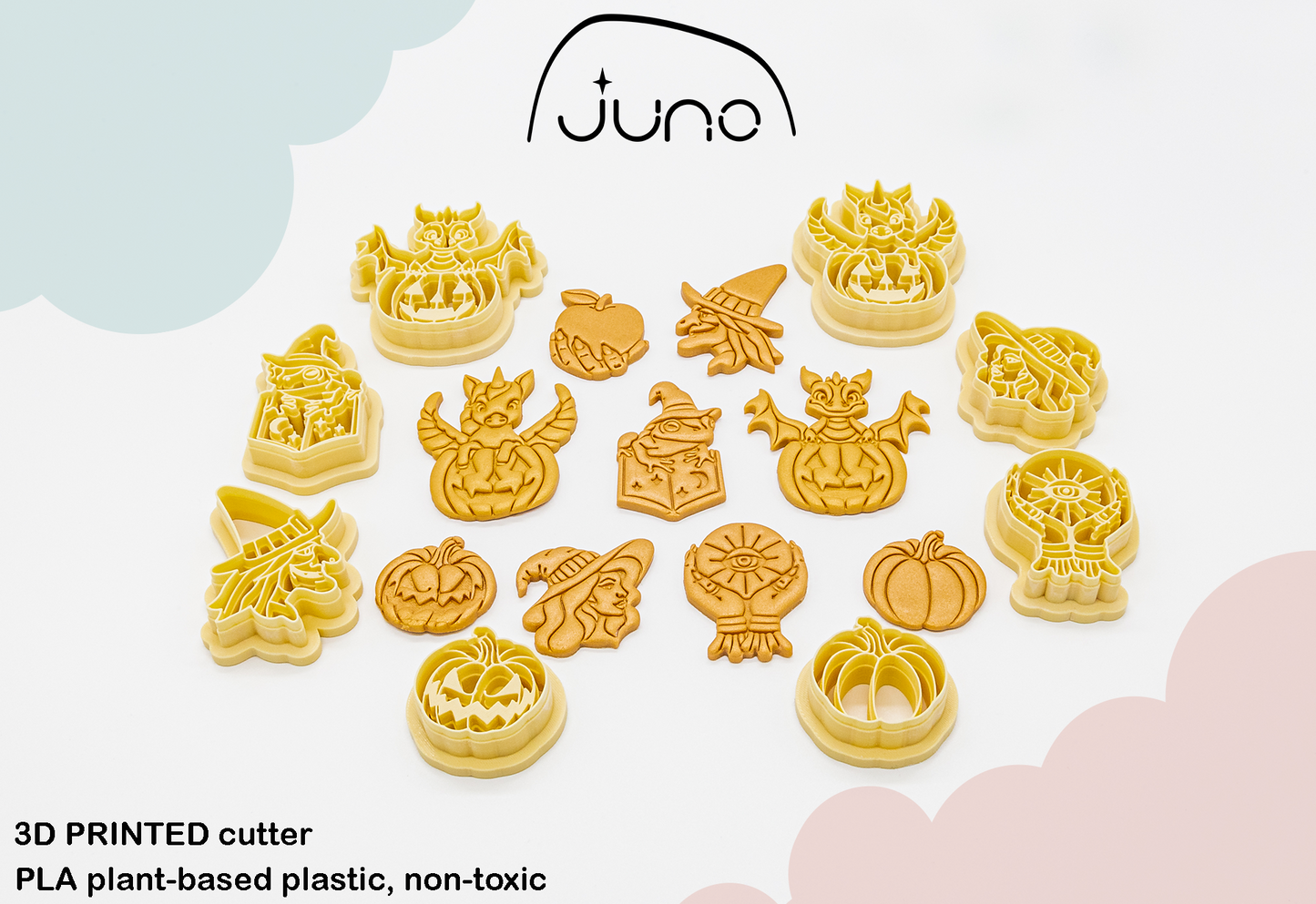 Poisoned Apple Witch Hand Traditional Tattoo, Old School Printed Clay, Polymer Clay, Cookie Cutter