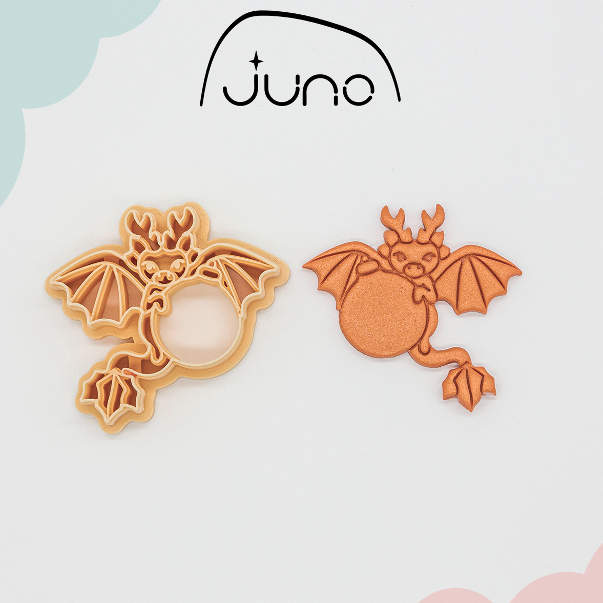 STL | Christmas Dragon with Antlers