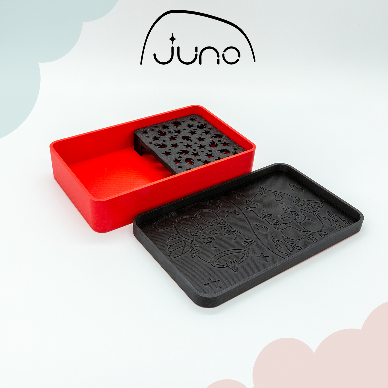 3mf File for BambuLab | Angel Devil Kewp Cornstarch Box Dust Box Jewelry Tray