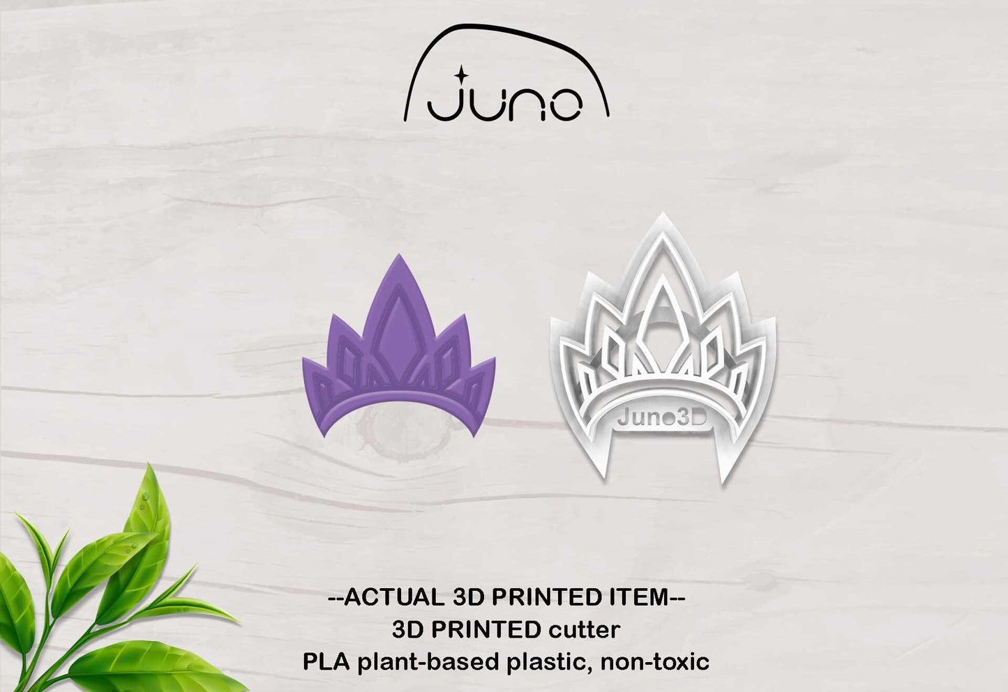 Tiara, Crown Shape Printed Clay, Polymer Clay, Cookie Cutter