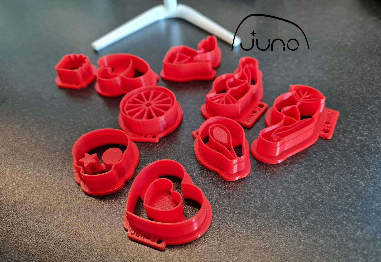 Art Deco Shape Butterfly Printed Clay, Polymer Clay, Cookie Cutter