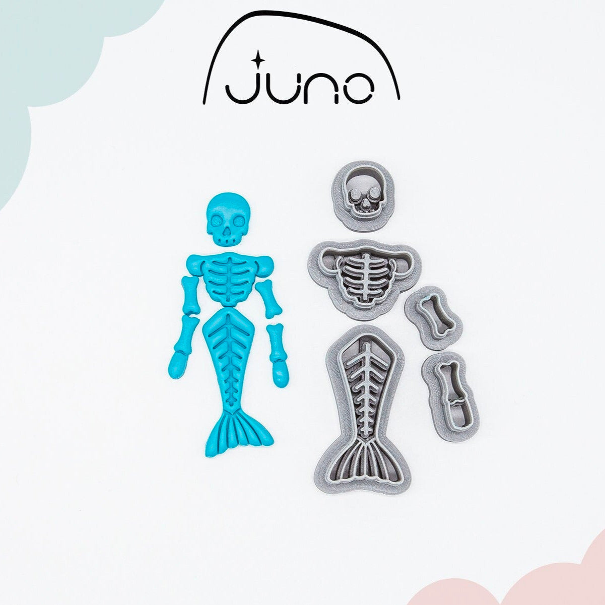 STL | Mermaid Skeleton Set