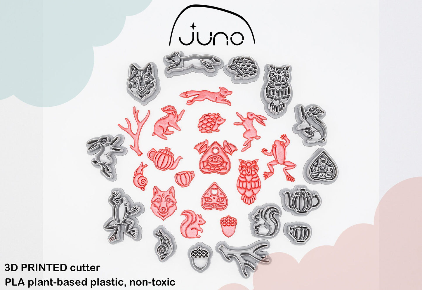 Magic Book Set of 3, Polymer Clay, Cookie Cutter