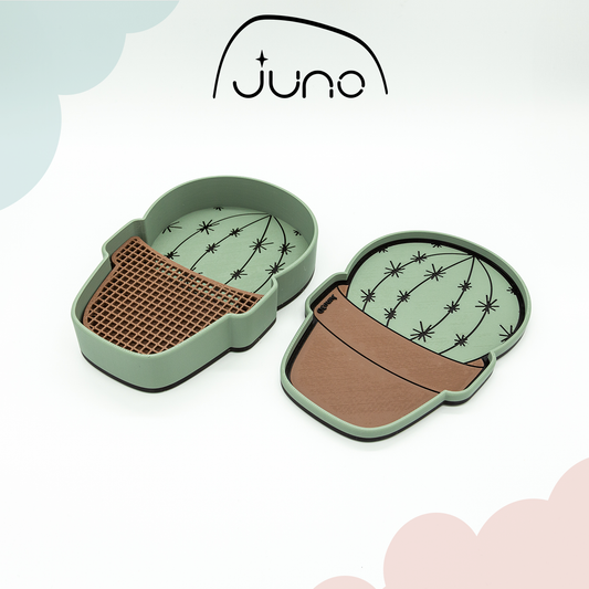 3mf File for BambuLab | Cactus Cornstarch Container Dust Box