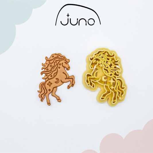 Horse, Chinese Calendar, Printed Clay, Polymer Clay, Cookie Cutter