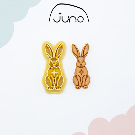 Rabbit, Bunny Chinese Calendar, Printed Clay, Polymer Clay, Cookie Cutter