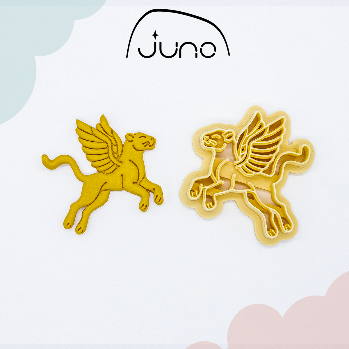 JunoVelle Fairy Panther Printed Clay, Polymer Clay, Cookie Cutter