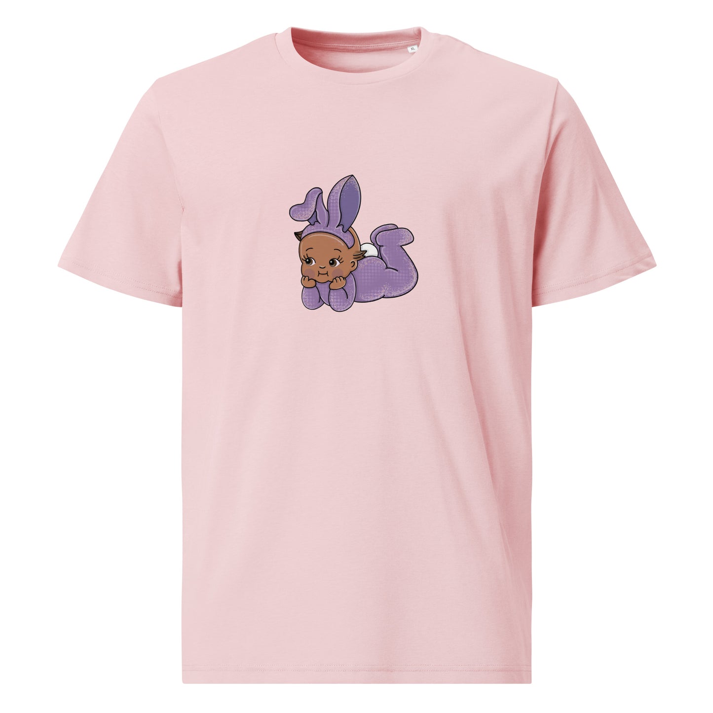 Unisex organic cotton t-shirt | Vintage Doll Cute Bunny