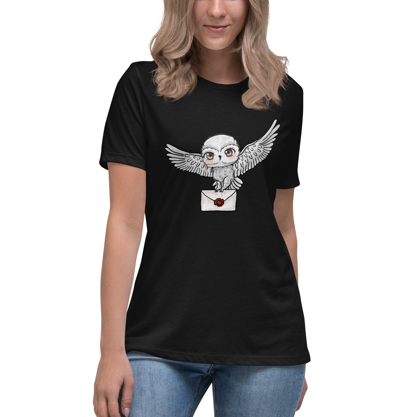 Women's Relaxed T-Shirt | Wizard Owl