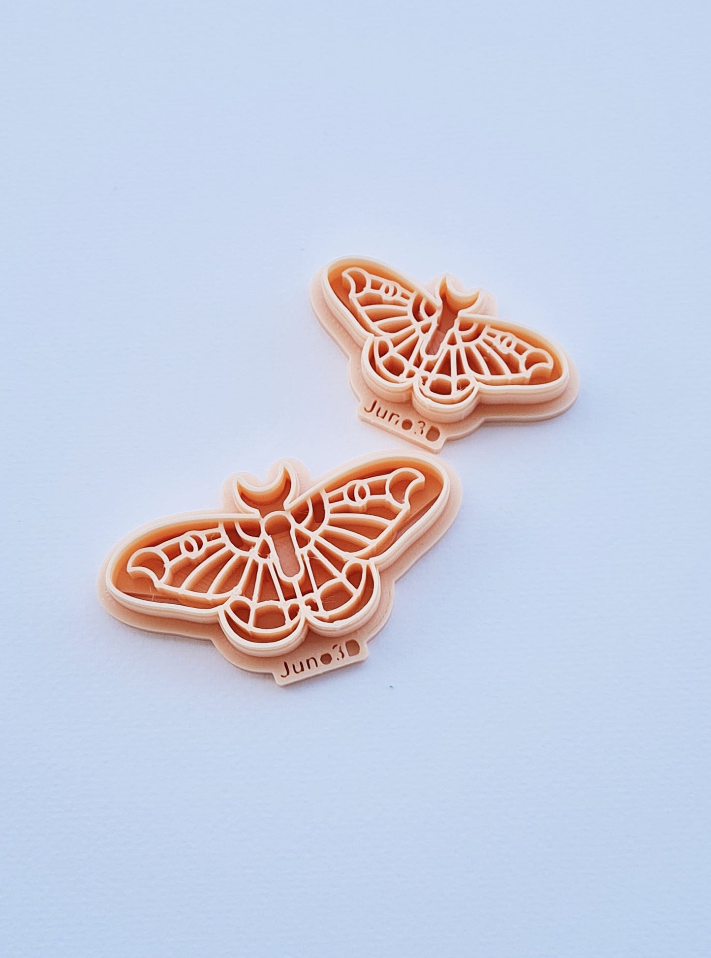 Celestial Moth, Butterfly Printed Clay, Polymer Clay, Cookie Cutter